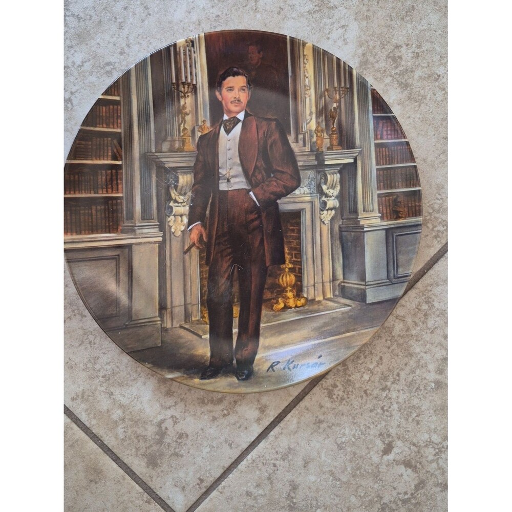 Knowles "Rhett" Gone with the Wind Vintage Plate